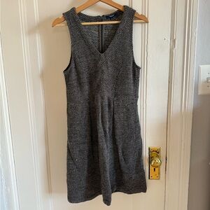 Madewell Charcoal Sleeveless Mini Dress